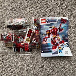 LEGO Marvel Avengers Iron Man Mech Kid Superhero 76140 Building Set